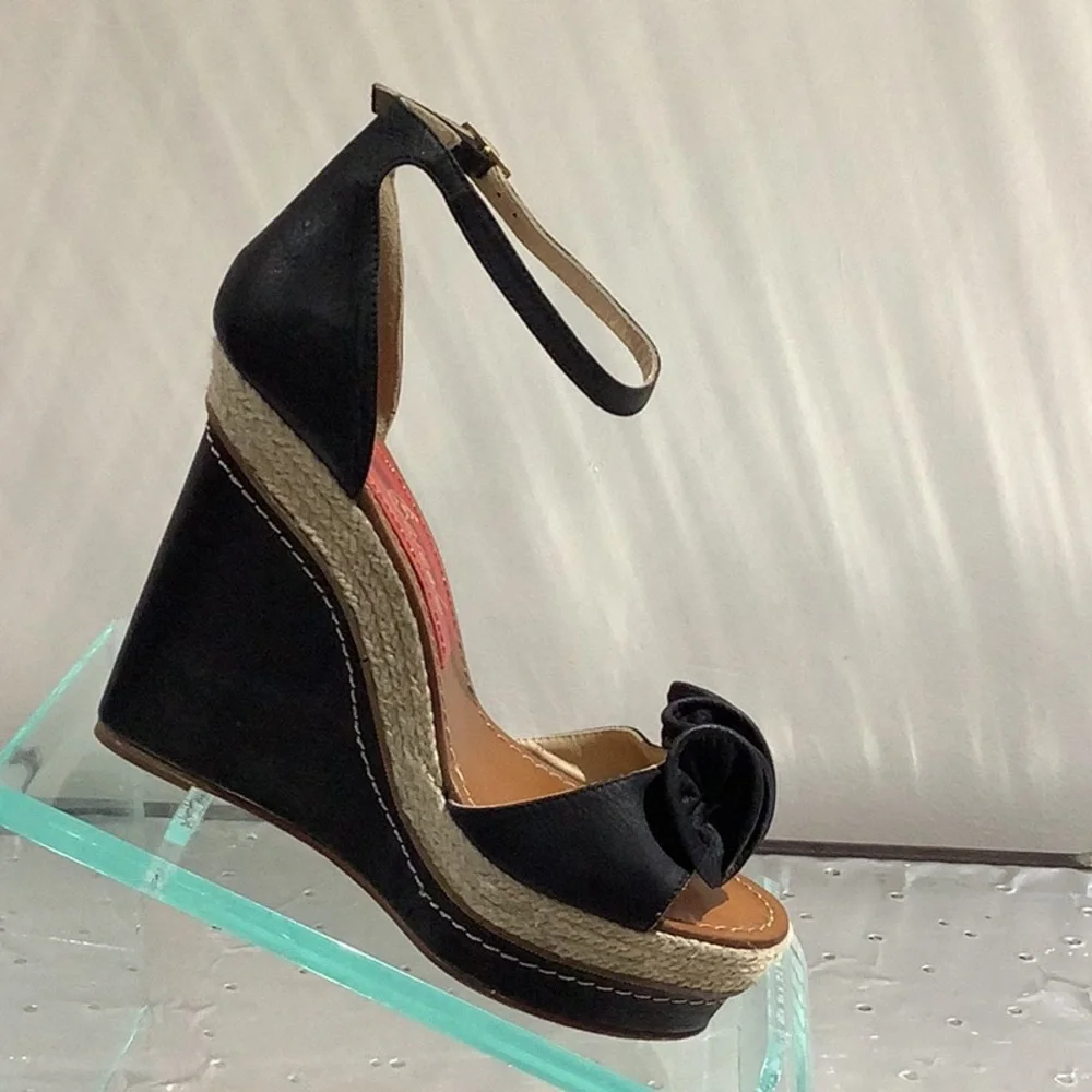 Paloma Barcelo’ Espadrille Vero Cuoio Wedge Sandals EU 41 / US 8 - 8.5